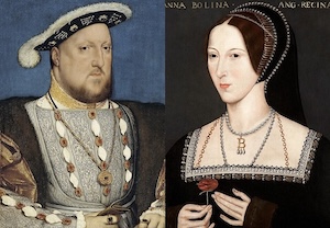 Jindrich VIII. a Boleyn